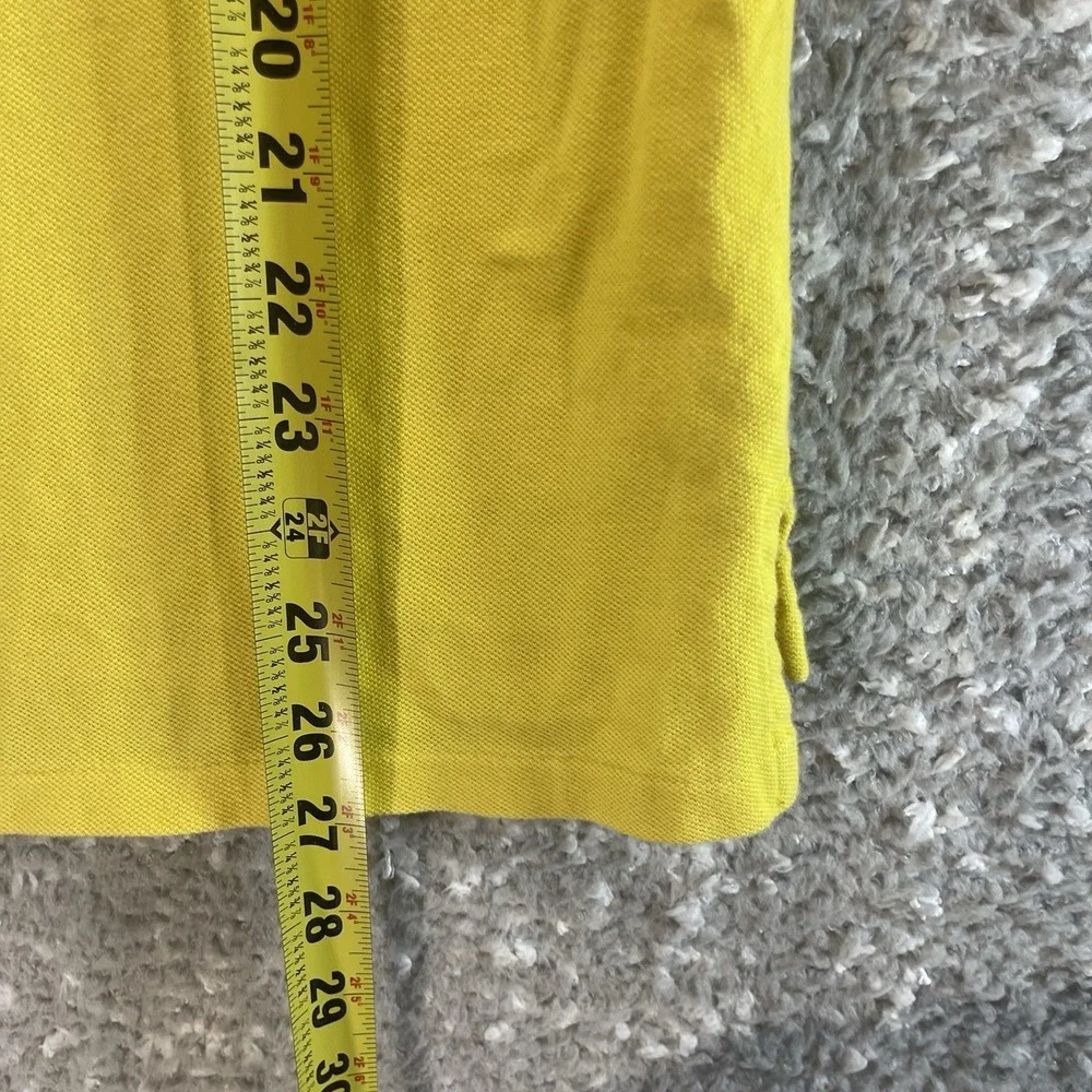 Polo Ralph Lauren Men's BIG PONY Number 3 Polo XL 18-20 Yellow Preppy Casual
